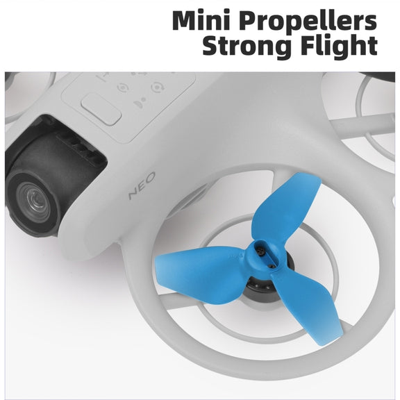 For DJI Neo Sunnylife 2016S Drone Color 3-Blade Propeller, Quantity:2 pairs(Blue)