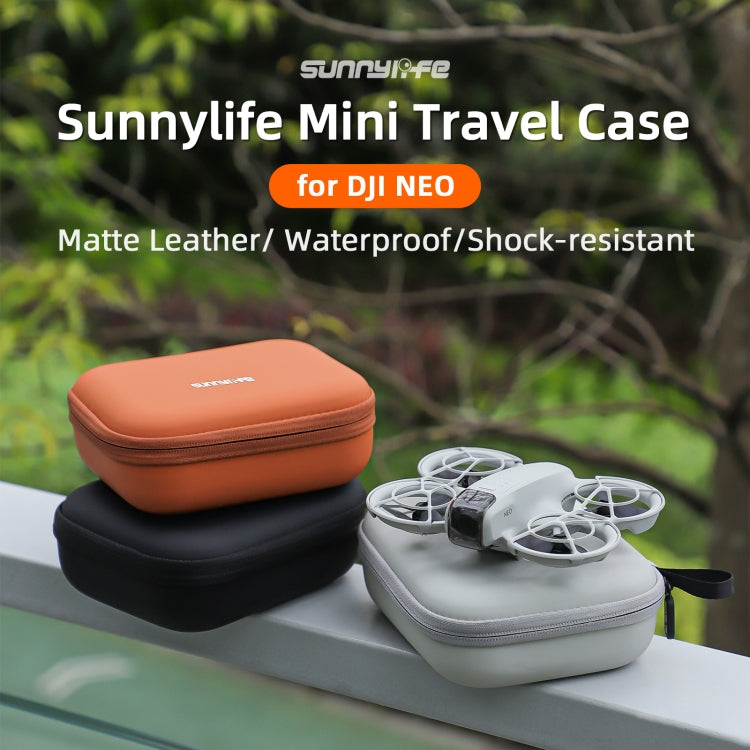 For DJI Neo Sunnylife Body Storage Case Box Suitcase(Black)