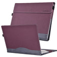 For MicroSoft Surface Laptop 7 13.8 inch Cloth Texture Laptop Leather Protective Case(Wine Red) - free shipping - PMC TechLife - Order now!