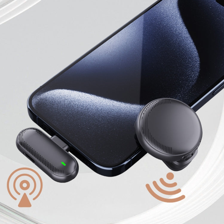 SX19 1 TX + 1 RX Smart Noise Reduction Lavalier Wireless Microphone(Type-C)
