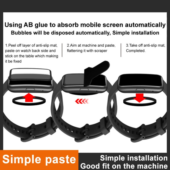 For Redmi Watch 5 Active imak Plexiglass HD Watch Protective Film