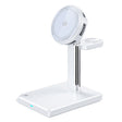 WK WP-U176 15W 4 in 1 Magnetic Cooling Wireless Charging Holder(White) - Wireless Charger by WK | Online Shopping South Africa | PMC TechLife | Buy Now Pay Later Mobicred
