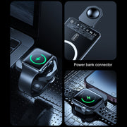 WK WP-U176 15W 4 in 1 Magnetic Cooling Wireless Charging Holder(White)