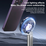 WK WP-U176 15W 4 in 1 Magnetic Cooling Wireless Charging Holder(White)