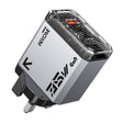 WK WP-U23 Pioneer Series 35W USB-C / Type-C, USB GaN Fast Charger, Plug Type:UK Plug(Tarnish) - free shipping - PMC TechLife - Order now!