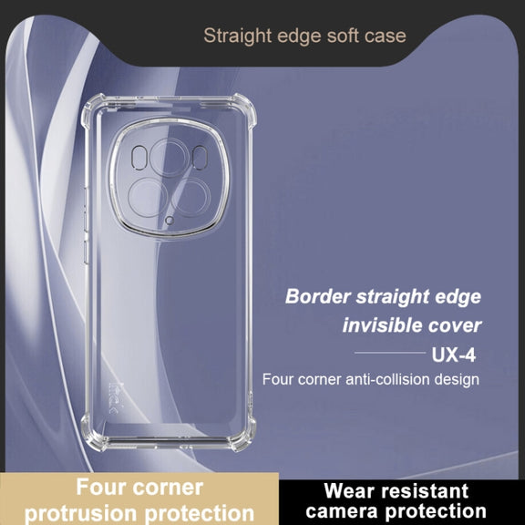 For Honor Magic6 Pro 5G IMAK UX-4 Series Four-corner Shockproof Phone Case(Transparent)