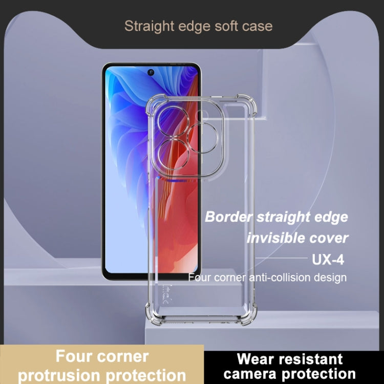 For Tecno Spark 20 / 20C IMAK UX-4 Series Four-corner Shockproof Phone Case(Transparent)