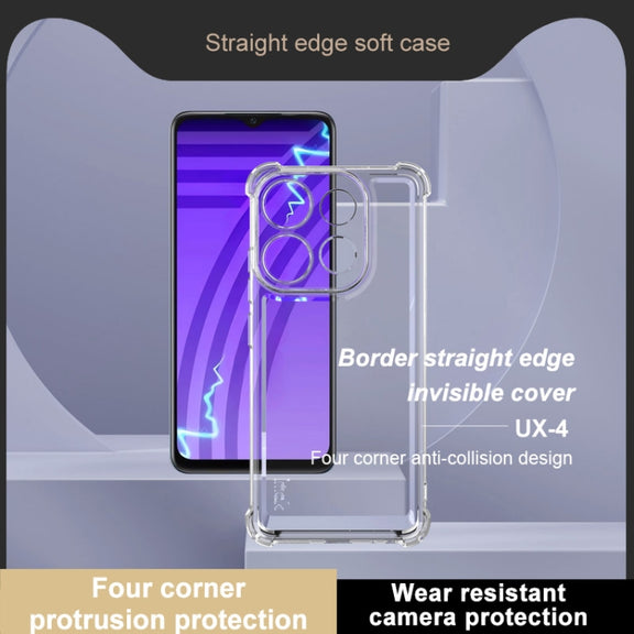 For Tecno Spark Go 2023 IMAK UX-4 Series Four-corner Shockproof Phone Case(Transparent)