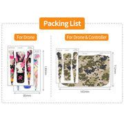 For DJI Neo Drone Body Remote Control Protective Sticker(Ghost Pop)