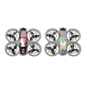 For DJI Neo 2pcs Combo Drone Body Protective Stickers(Pink Rabbit + Colorful Elf)