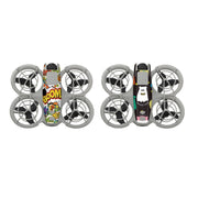 For DJI Neo 2pcs Combo Drone Body Protective Stickers(Graffiti Boom + Ghost Pop)