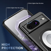 For Google Pixel 8 Heat Dissipation Aromatherapy MagSafe Holder Phone Case(Black)