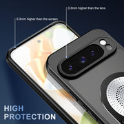 For Google Pixel 9 Pro XL Heat Dissipation Aromatherapy MagSafe Holder Phone Case(Black)