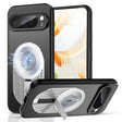For Google Pixel 9 Pro XL Heat Dissipation Aromatherapy MagSafe Holder Phone Case(Silver) - Google Cases by PMC TechLife | Online Shopping South Africa | PMC TechLife | Buy Now Pay Later Mobicred