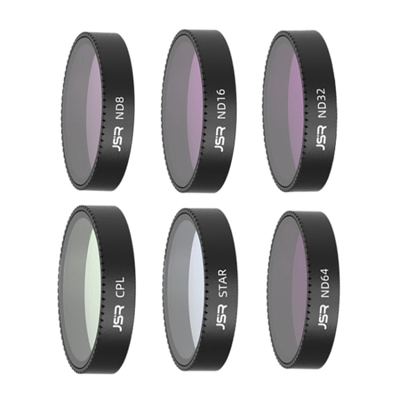 For DJI Neo JSR KB Series Drone Lens Filter, Filter:6 in 1 ND8-64 CPL STAR