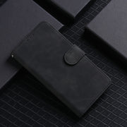 For iPhone 16 Pro Max Skin Feel Magnetic Flip Leather Phone Case(Black)