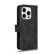 For iPhone 16 Pro Max Skin Feel Magnetic Flip Leather Phone Case(Black)