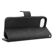 For iPhone 16e Skin Feel Magnetic Flip Leather Phone Case(Black)