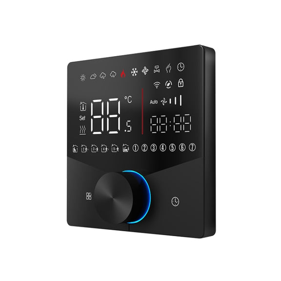 BHT-009GALW-MT Water Heating WiFi Smart Home LED Thermostat with Matter(Black)