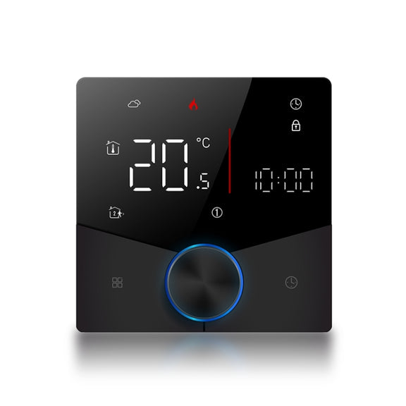 BHT-009GALW-MT Water Heating WiFi Smart Home LED Thermostat with Matter(Black)