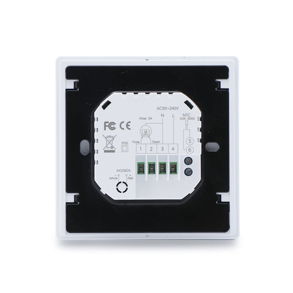 BHT-009GALW-MT Water Heating WiFi Smart Home LED Thermostat with Matter(White)