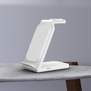 SW17 3 in 1 Metal Vertical Wireless Charger(Silver)