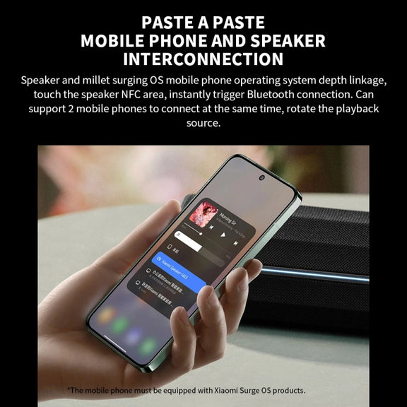 Xiaomi Bluetooth Speaker Support NFC Connection & Bluetooth Call(Black)