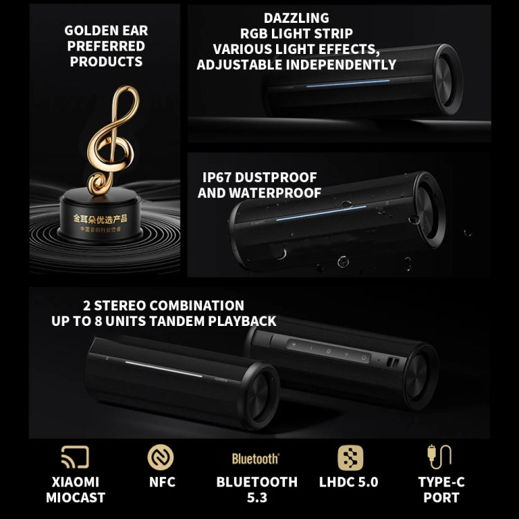 Xiaomi Bluetooth Speaker Support NFC Connection & Bluetooth Call(Black)