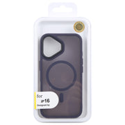 For iPhone 16 GEBEI Skin Feel MagSafe Magnetic Phone Case(Purple)