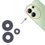 For Xiaomi Redmi Note 13 4G 10pcs Back Camera Lens