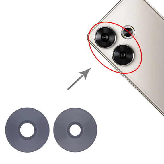 For Xiaomi Poco F6 10pcs Back Camera Lens