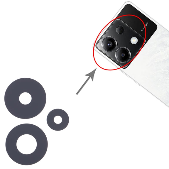 For Xiaomi Poco X6 10pcs Back Camera Lens