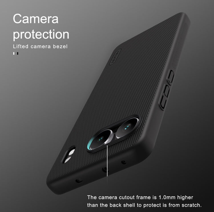 For OnePlus Nord 4 5G NILLKIN Frosted PC Phone Case(Black)