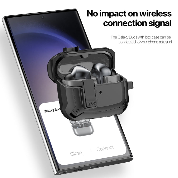 For Samsung Galaxy Buds3 / 3 Pro DUX DUCIS SECH Series Earbuds Box Protective Case(Black)