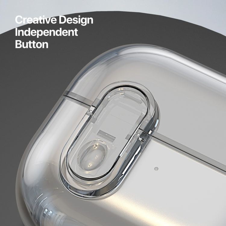 For Samsung Galaxy Buds3 / 3 Pro DUX DUCIS SECI Series Earbuds Box Protective Case(Clear Black)