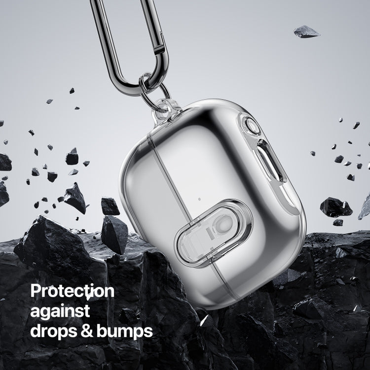For Samsung Galaxy Buds3 / 3 Pro DUX DUCIS SECI Series Earbuds Box Protective Case(Clear Black)