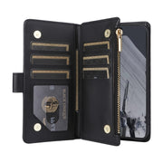 For Google Pixel 8 Pro Crossbody Zipper Wallet Rhombus Leather Phone Case(Black)