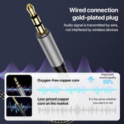 2 in 1 8 Pin, USB-C / Type-C to 3.5mm Car AUX Audio Adapter Cable, Length:1m(Grey)