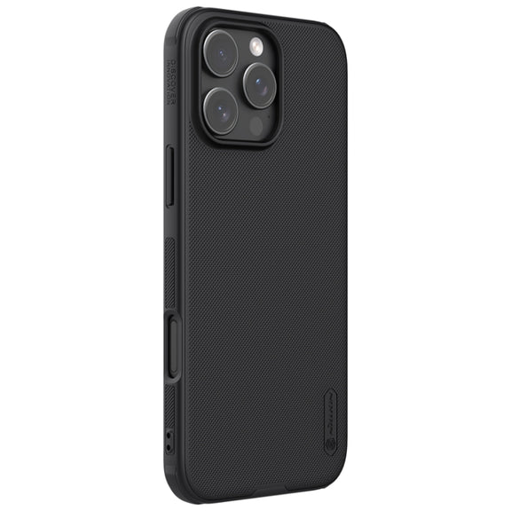 For iPhone 16 Pro Max NILLKIN Frosted Shield Pro PC + TPU Phone Case(Black)
