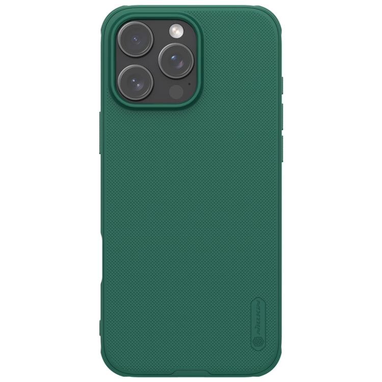 For iPhone 16 Pro Max NILLKIN Frosted Shield Pro PC + TPU Phone Case(Green)