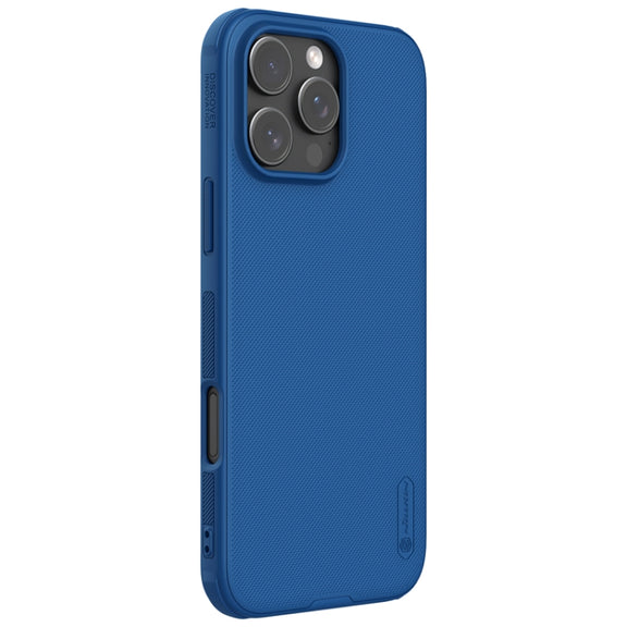 For iPhone 16 Pro NILLKIN Frosted Shield Pro PC + TPU Phone Case(Blue)