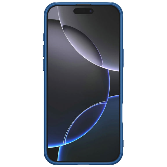 For iPhone 16 Pro NILLKIN Frosted Shield Pro PC + TPU Phone Case(Blue)