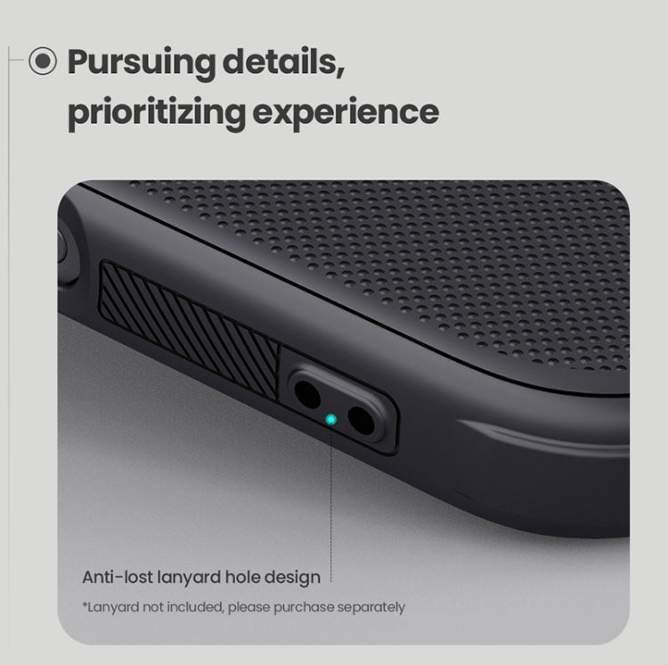 For iPhone 16 Pro NILLKIN Frosted Shield Pro PC + TPU Phone Case(Blue)