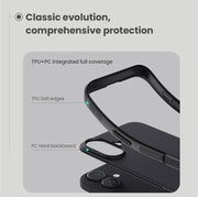 For iPhone 16 NILLKIN Frosted Shield Pro PC + TPU Phone Case(Black)