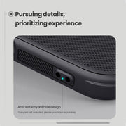 For iPhone 16 NILLKIN Frosted Shield Pro PC + TPU Phone Case(Blue)