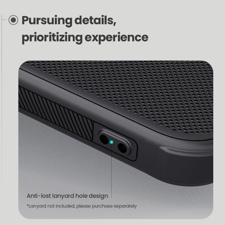 For iPhone 16e NILLKIN Frosted Shield Pro PC + TPU Phone Case(Black)