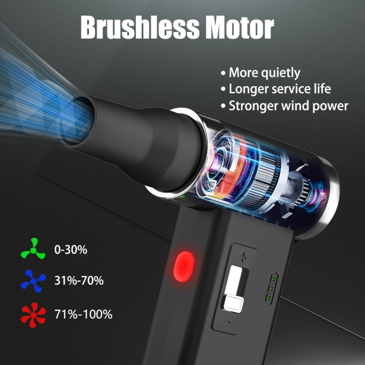 FT03 Portable Multifunctional Wireless Electric Air Duster(Black)