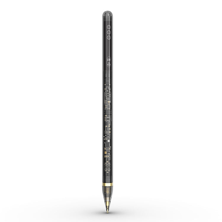 C10 Pro Magnetic Charging Capacitive Stylus Pen for iPad 2018 and Later(Transparent Black)