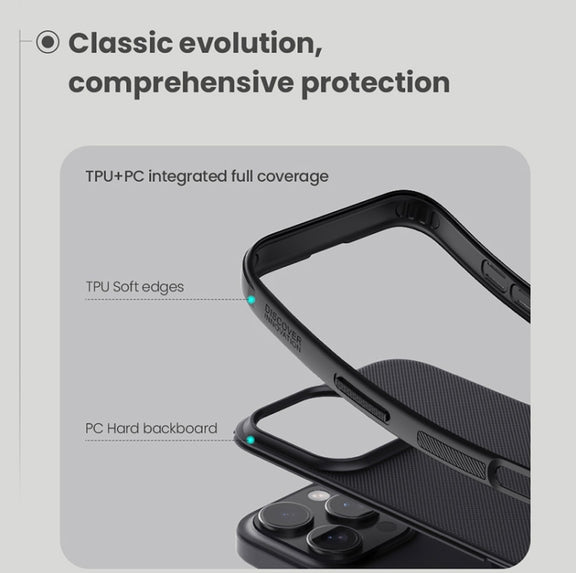 For iPhone 16 Pro Max NILLKIN Frosted Shield Pro Magnetic Magsafe Phone Case(Black)