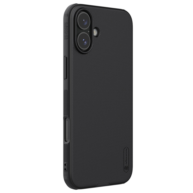 For iPhone 16 NILLKIN Frosted Shield Pro Magnetic Magsafe Phone Case(Black)